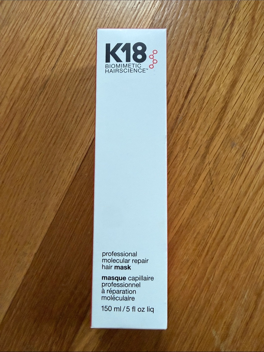 K18 Professional Molecular Repair Hair Mask — White